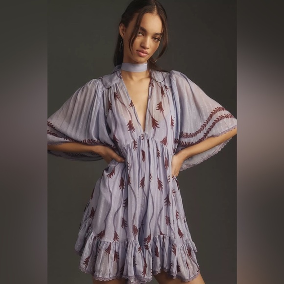 NWT By Anthropologie Flouncy Romper - Picture 1 of 4